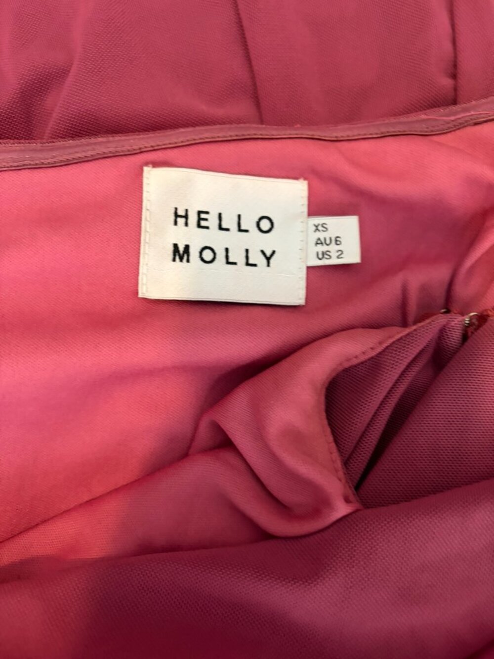 Hello Molly One-Shoulder Ruched Ruffle Dress - Picture 2 of 4